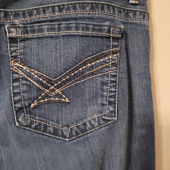 Cinch Womens Ada Straight Leg Jeans Size 34 Denim Medium Wash Mid Rise Cowgirl - Picture 6 of 10